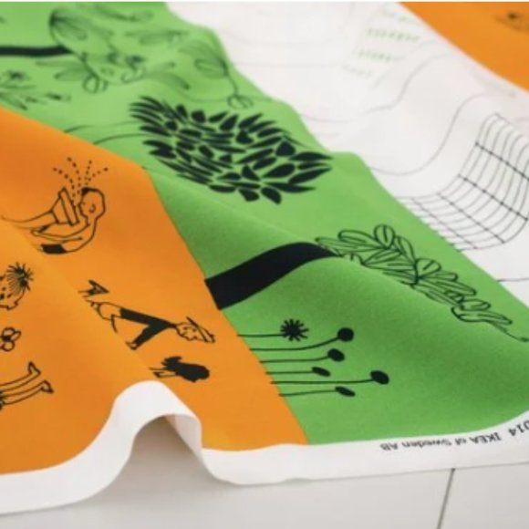 Ikea fabric ÖNSKEDRÖM by design Olle Eksell - Picture 6 of 7